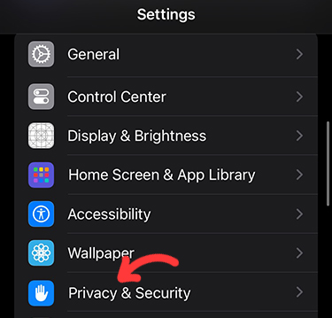 A screenshot of an apple phone